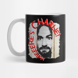 Charles Manson - Here's Charlie! Mug